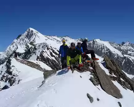 Ski Rando Aletschhorn 4jours (11) Au BeichPass, 3160m, 4/5